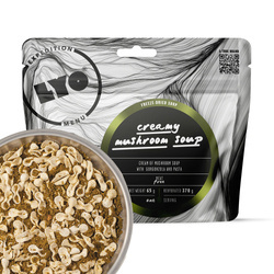 LyoFood - Gefriergetrocknete Ration Lyo Expedition - Pilzsuppe-Creme mit Gorgonzola und Pasta - 370 g