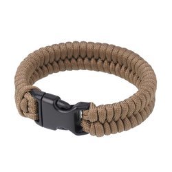EDCX - "Fisch" Survival-Armband - Coyote Brown - 2180