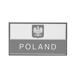 Helikon - PVC-Aufnäher - Polnischer Banner-Aufnäher - Grau