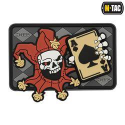 M-Tac - Moralaufnäher - Joker Skull 3D PVC - Schwarz - 51120000