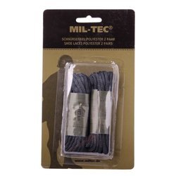 Mil-Tec - Schnürsenkel aus Polyester - 180 cm - Schwarz - 12912302
