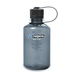 Nalgene - 16 oz Narrow Mouth Sustain Flasche - 38 mm Kappe - 620 ml - Grau - 2021-1032