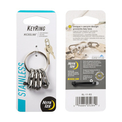 Nite Ize - KeyRing MicroLink Schlüsselanhänger - Stahl - RL-11-R3
