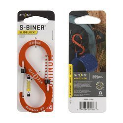 Nite Ize - S-Biner® SlideLock® Aluminium #4 - Orange - LSBA4-19-R6