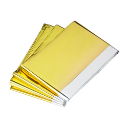 Zarys - Notfall-Folien-Decke thermCARE - Gold / Silber - 210 x 160 cm - KR160210
