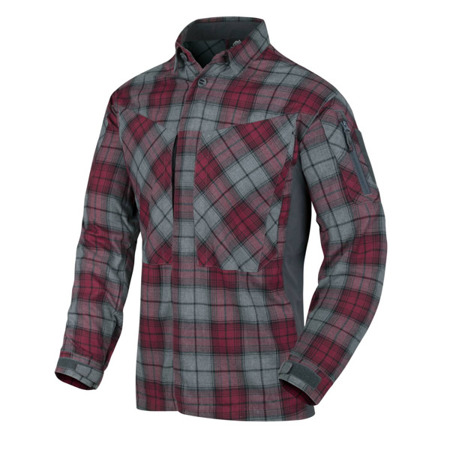  Helikon - Hemd MBDU Flannel Shirt® - Ruby Plaid - KO-MBD-PO-P1
