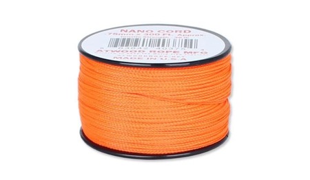 Atwood Rope MFG - Nano Cord - 0,75 mm - Neon Orange - Spule 300ft