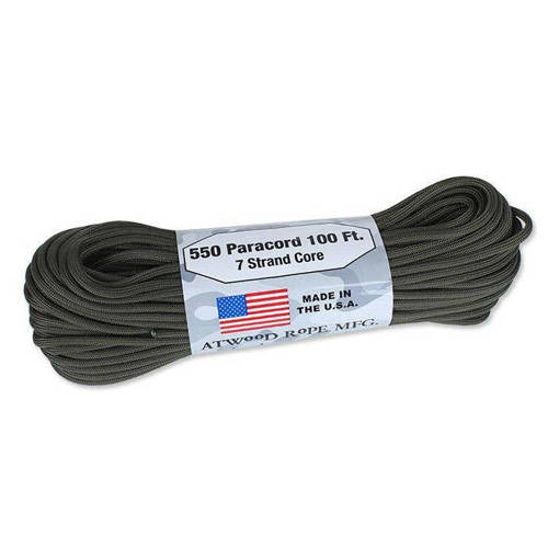 Atwood Rope MFG - Paracord 550-7 - 4 mm - Olive Drab - 100ft
