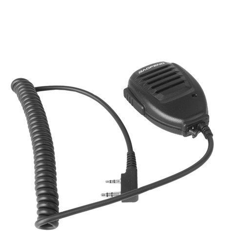 BaoFeng - Einzel UV-5R PTT-Lautsprechermikrofon - Kenwood-Stecker