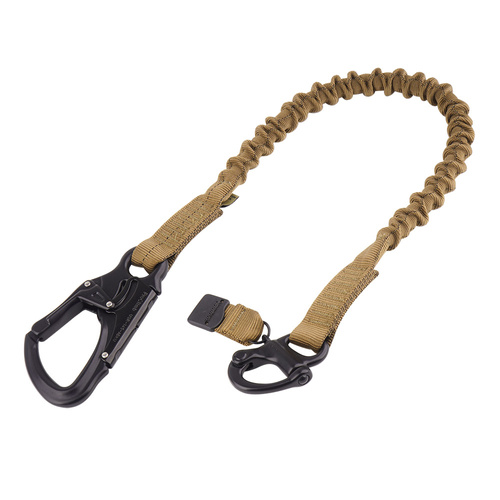 Cetacea Tactical - 39,5'' Operator Retention Lanyard mit Schäkel - Coyote Brown - TA-ORL2SS-COY