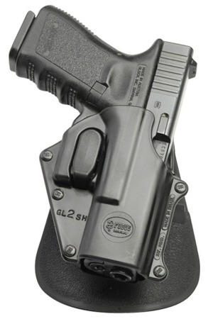 Fobus - Holster für Glock 17, 19, 19X, 22, 23, 31, 32, 34, 35, 45 - Drehbares Paddel - Rechts - GL-2 SH RT