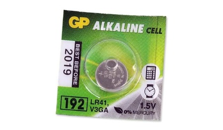 GP - Alkalische Knopfzelle - 192 / LR41 / V3GA / AG3