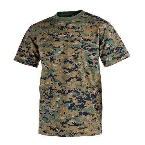 Helikon - Klassisches Armee T-Shirt - Digital Woodland - TS-TSH-CO-07