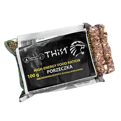 This-1 - Survival Energy-Riegel - Schwarze Johannisbeere - 531 kcal - 100 g