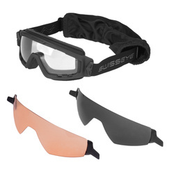Swiss Eye - Ballistic Google G-Tac with Visor Set - Black - 18821