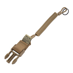 Cetacea Tactical - Lanyard for Weapon QR with Male Buckle - Coyote Brown - TA-QRMC-COY