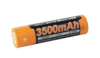 Fenix - 18650 3500mAh 3,6V Li-ion battery - USB - ARB-L18-3500U