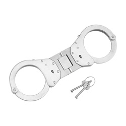 KEL-MET - Hinged handcuffs KM 2500 - Steel - Double Lock