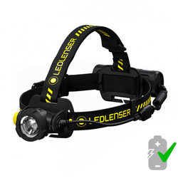Ledlenser - Headlamp H7R WORK Rechargeable - 1000 Lumens - 4800 mAh - Black - 502195