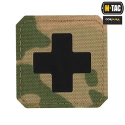 M-Tac - Medic Cross Laser Cut Patch - Cordura 500D - Black / MultiCam - 51122802