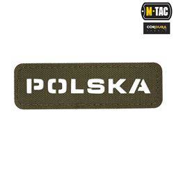 M-Tac - Patch Poland 25х80 - Laser Cut - Ranger Green - 51002023