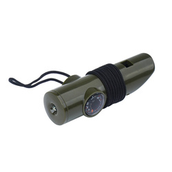 Mil-Tec - 6in1 Survival Whistle - Green - 16328401