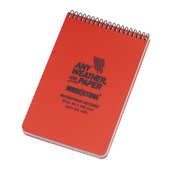 Modestone - Waterproof Notebook - 96 x 148 mm - 50 Sheets - Red - A35