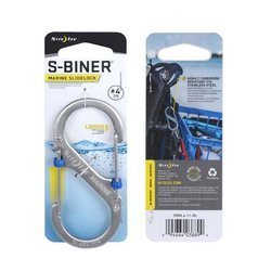 Nite Ize - S-Biner® Marine SlideLock® #4 - Stainless - SBML4-11-R6
