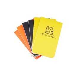 Rite in the Rain - On-The-Go Notebooks - 85 x 50 mm - 6 pcs - Black / Yellow / Orange - OTG-INDL