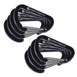 Ticket To The Moon - Carabiner for Hammock - 0.3 kN - 8 pcs - TMBINER03