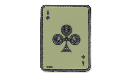 101 Inc. - 3D Patch - Ace Of Clubs - OD Green