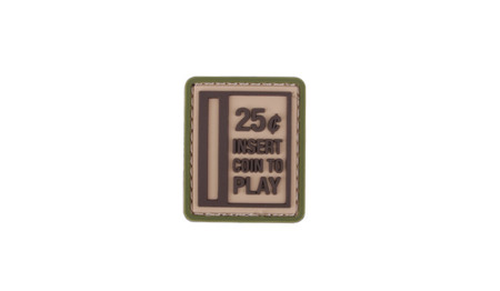 101 Inc. - 3D Patch - Insert Coin to Play - Sand