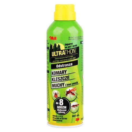 3M - Ultrathon Insect Repellent Aerosol - 25% DEET - Spray - 177 ml