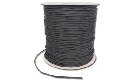 Atwood Rope MFG - Paracord 550-7 - 4 mm - Black - Spool 1000ft