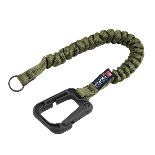 Cetacea Tactical - Poly-Bina Covered Mini Coil Tether - Olive Drab - TA-MCT2-OD