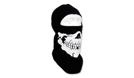FOSTEX - Biker Balaclava Skull - Black