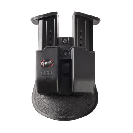 Fobus - Double Magazine Pouch for Walther, CZ, S&W 9mm, .40 - Rotating Paddle - 6909ND RT