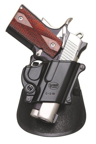 Fobus - Holster for Colt 1911, Browning, FN, Kahr, Kel-Tec - Rotating Paddle - Right - C-21B RT