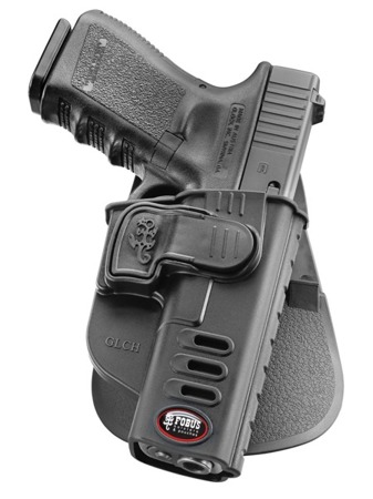Fobus - Holster for Glock 17, 19, 19X, 22, 23, 31, 32, 34, 35, 45 - Rotating Paddle - Right - GLCH RT