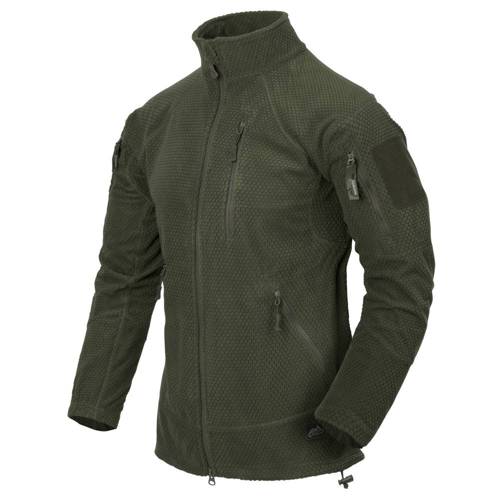Helikon - Alpha Tactical Grid Fleece Jacket - Olive Green - BL-ALT-FG-02