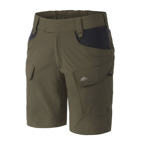 Helikon - Women's Outdoor Tactical Pants OTP - 8.5" - Taiga Green / Czarne - SW-OTS-VL-0901A