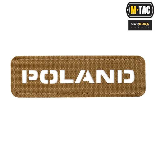M-Tac - Patch Poland 25х80 - Laser Cut - Coyote - 51001005