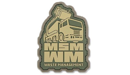 MIL-SPEC MONKEY - Morale Patch - Waste Management - PVC - Multicam