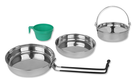 Mil-Tec - Camping set - For one person - Steel - 14646000