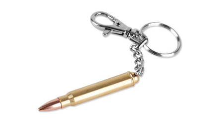 Mil-Tec - Metal Keychain - 5.56mm Bullet - 15904000