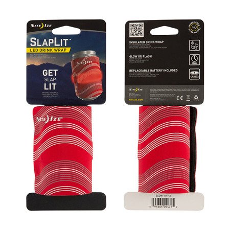 Nite Ize - SlapLit™ LED Drink Wrap - Red - SLDW-10-R3
