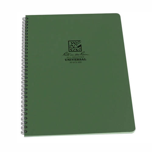 Rite in the Rain - All-Weather Notebook - 8 1/2 x 11'' - 973-MX - Oliv