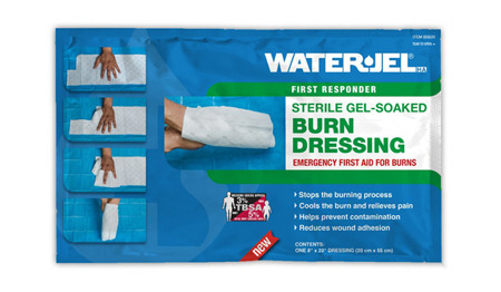 Water-Jel - Sterile, Cooling Gel-Soaked Burn Dressing - 20 x 55 cm