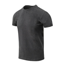 Helikon - T-shirt Slim Organic - Czarny/Szary Melanż - TS-OCS-OS-M1