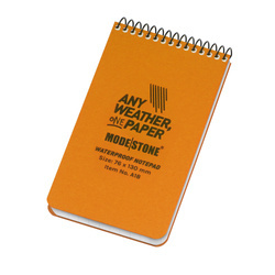 Modestone - Notes wodoodporny - 76 x 130 mm - 50 kartek - Pomarańczowy - A18